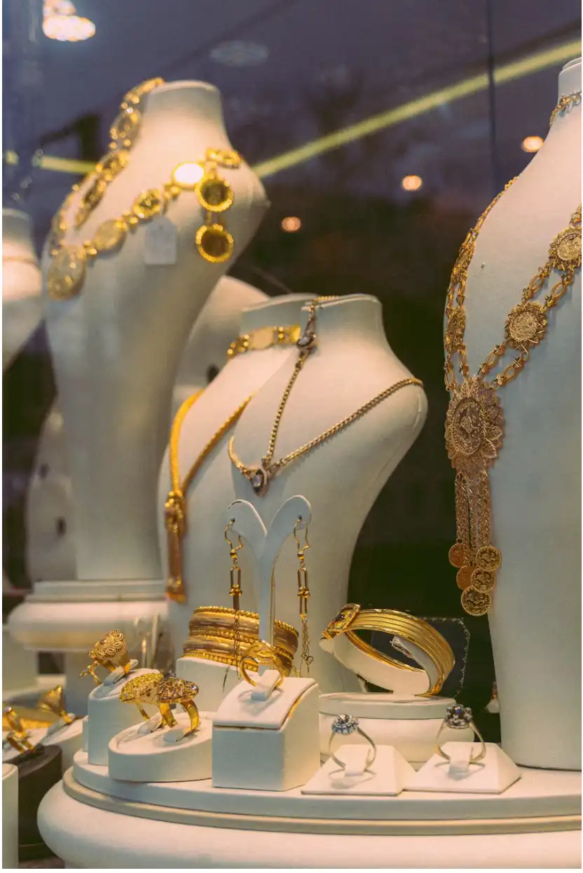 Example of jewellery POS and sales screen